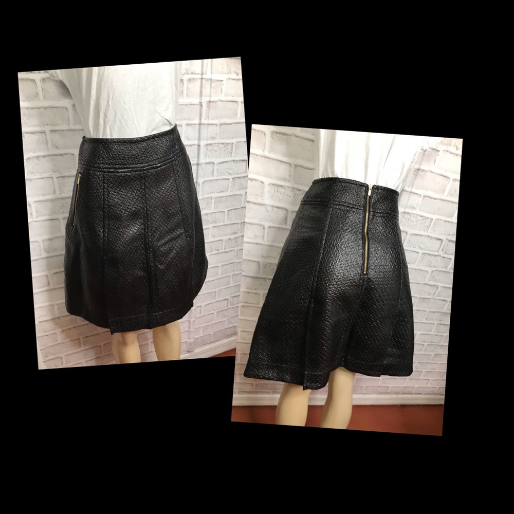 BANANA REPUBLIC VEGAN LEATHER SKIRT